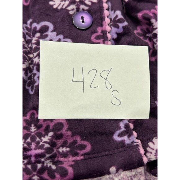 Secret Treasures NWT Plum Purple Floral Pajama Set Button Up Top SZ 3XL - Picture 15 of 15